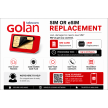 Replace Golan Telecom SIM or eSIM