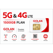 Golan Telecom Plan with 1500GB